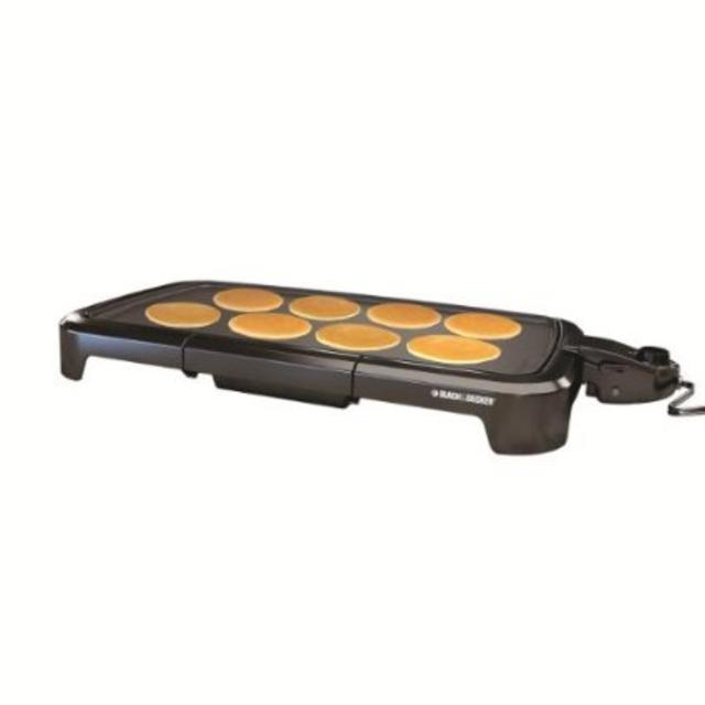 Black & Decker GD2011B Family Size Griddle, Black