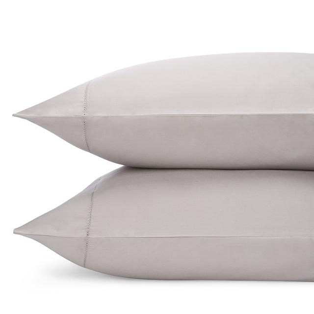 Hudson Park600TC Sateen Solid Standard Pillowcase, Pair