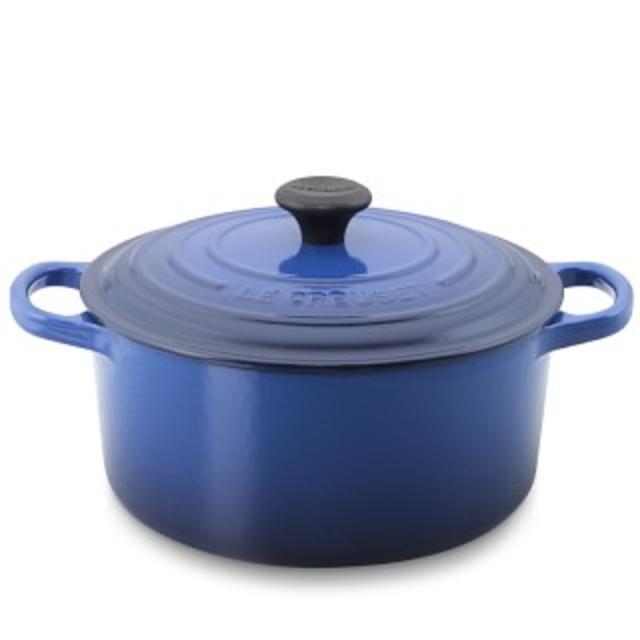 Le Creuset Signature Cast-Iron Round Dutch Oven, 3 1/2-Qt., Lapis