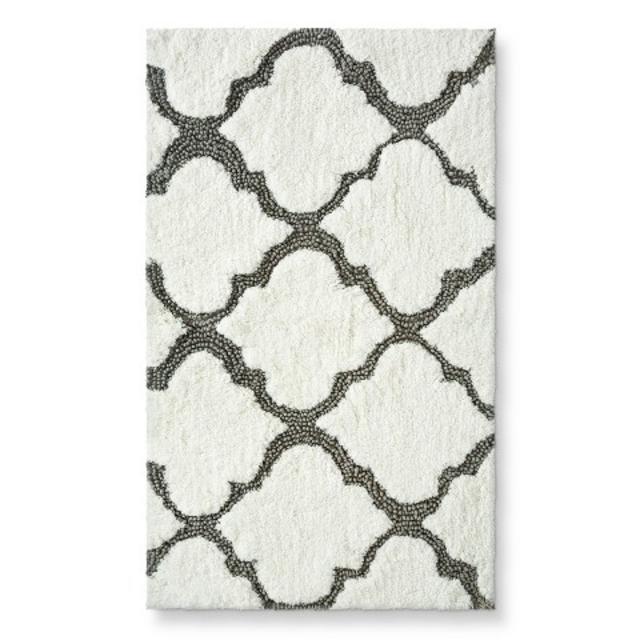 Threshold™ Medallion Bath Rug - Gray (20X34")