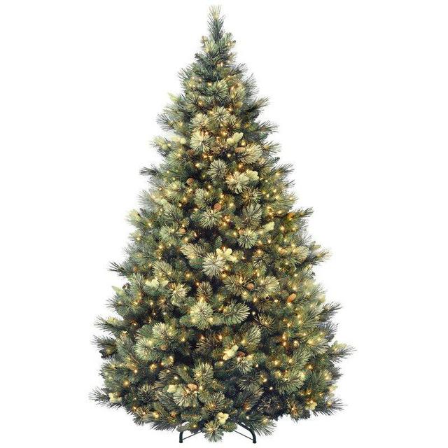 Pine Green Artificial Christmas Tree with Clear/White Lights