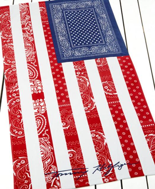 Tommy Hilfiger Bandana Flag Beach Towel