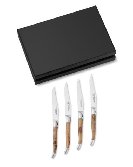 Laguiole en Aubrac Steak Knife Sets - Juniper Wood