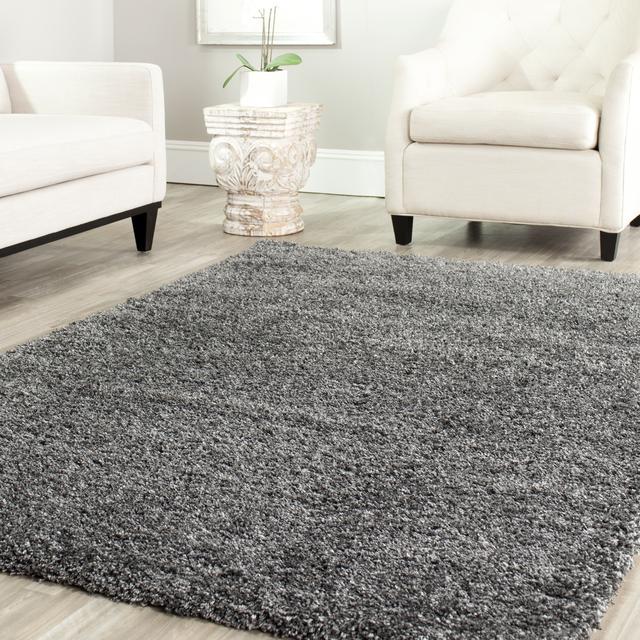 Safavieh Cozy Solid Dark Grey Shag Rug