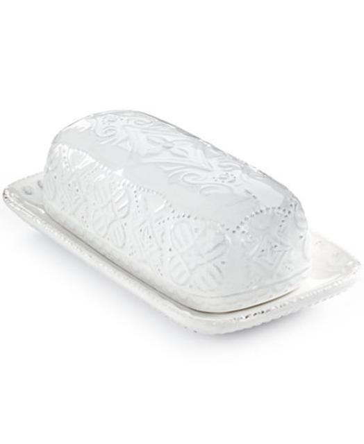 Maison Versailles Blanc Butter Dish
