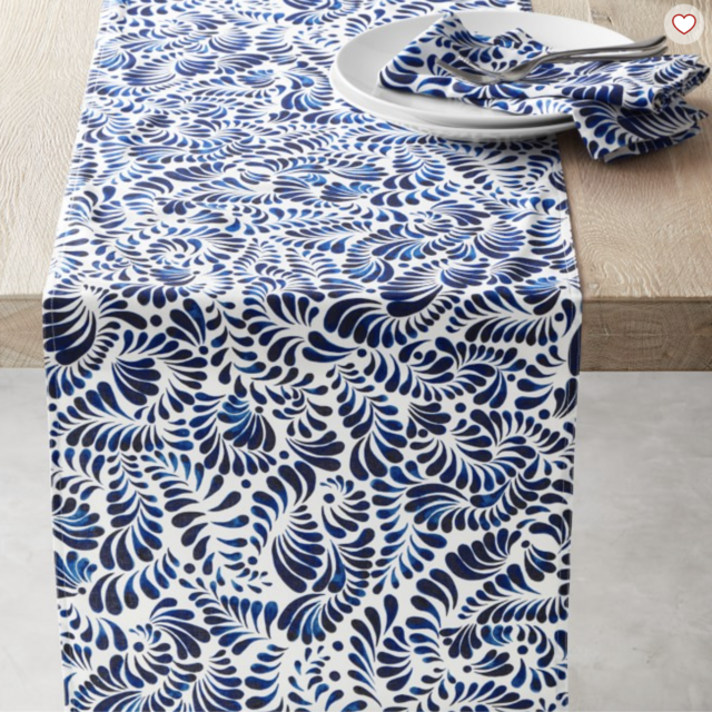 Mexico Vin Azul Table Runner