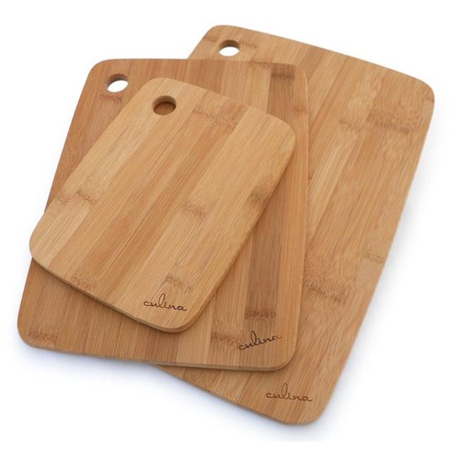 Culina Bamboo Wood Cutting Board (Set of 3)