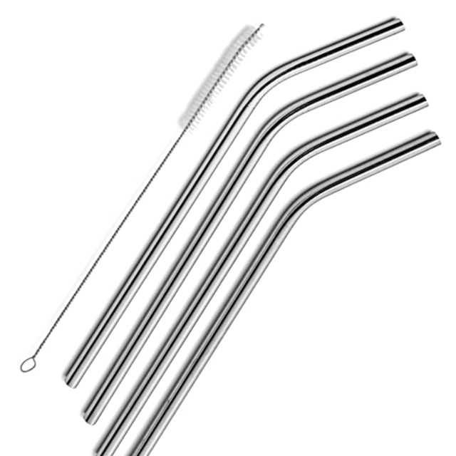Stainless Stell Straws set of 4