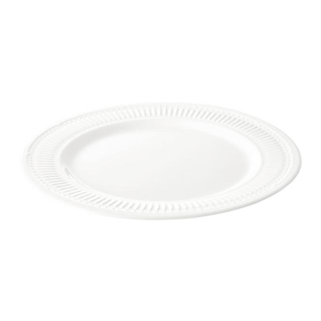 TANNING Dinner Plate, white - IKEA