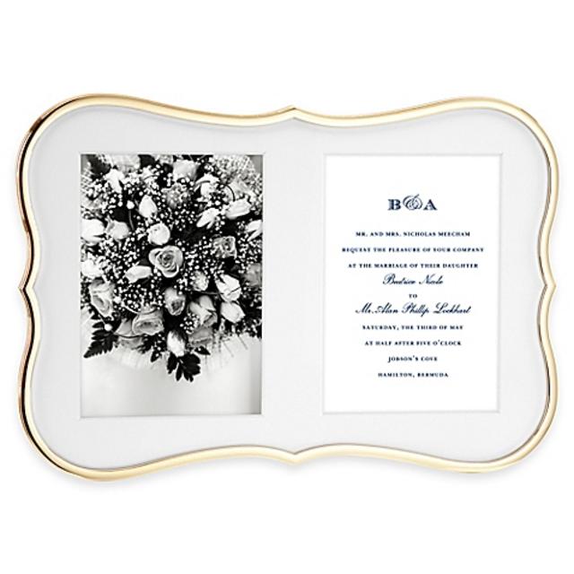 kate spade new york Crown Point™ Gold 2-Opening Picture Frame