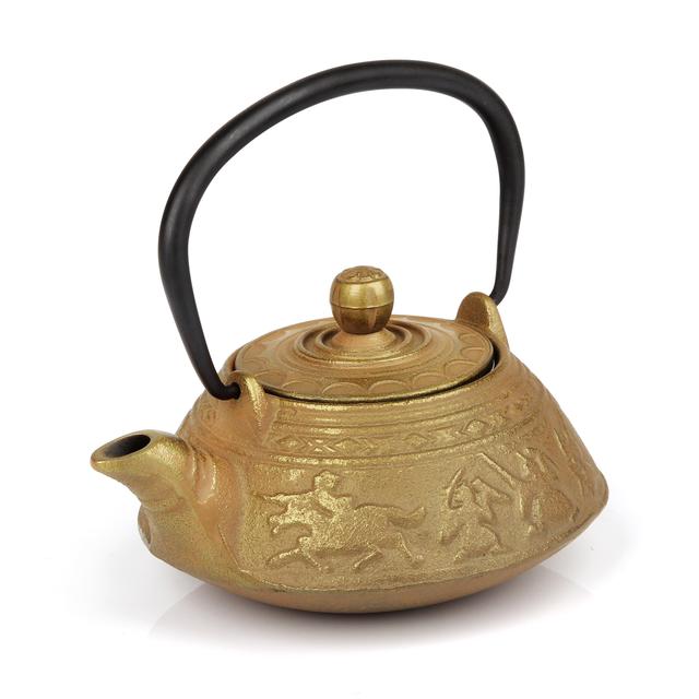 Gold Cast Iron Tea Pot Golden Colo | Amazon