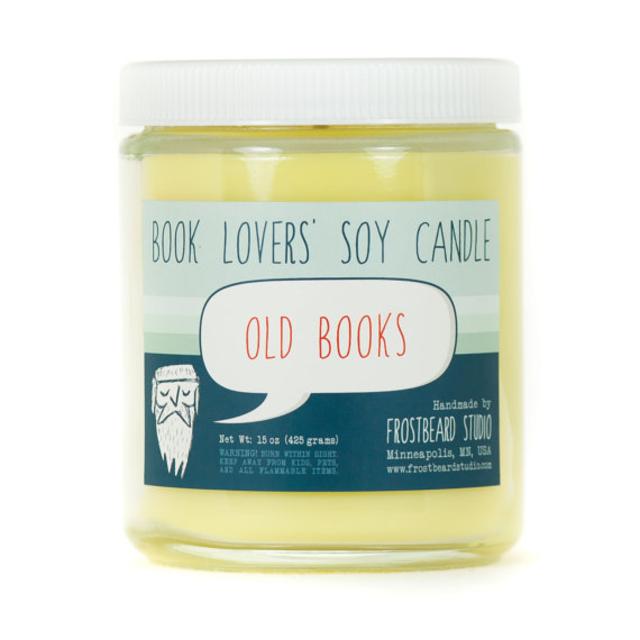 Old Books - Soy Candle - 8oz jar | Etsy