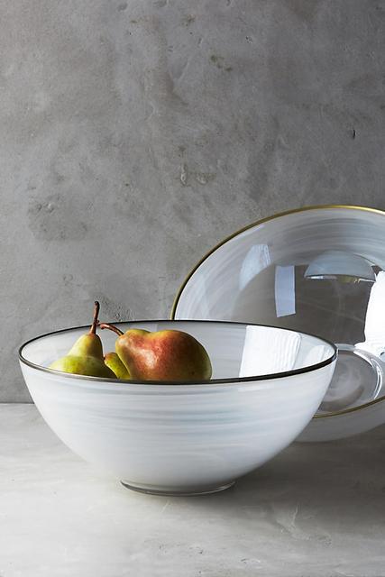 Ore-Edged Serving Bowl | Anthropologie