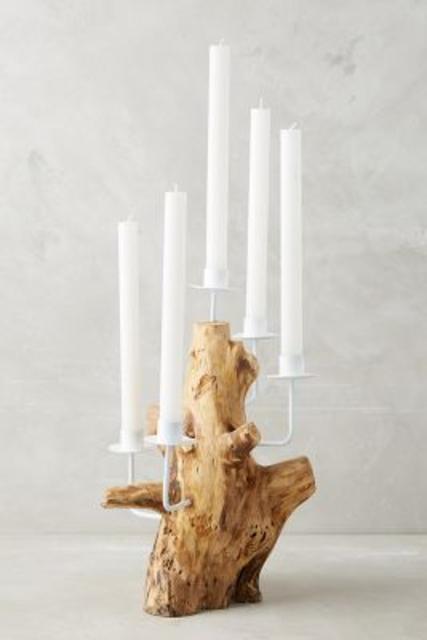 Teak Root Candelabra | Anthropolgie