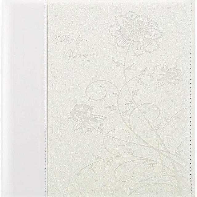 Photo Album 4x6 500 Photos (White)