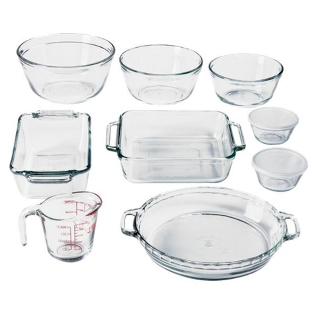 Anchor Hocking Oven Basics Bake Set - 11 Piece (Crystal Clear) product details page