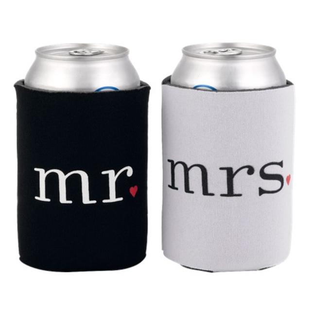 "Mr" and "Mrs" Can Coolers product details page