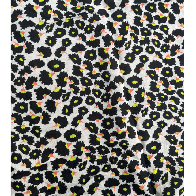 Tal New York - Black Poppy Headscarf