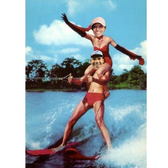 Couples Water Ski