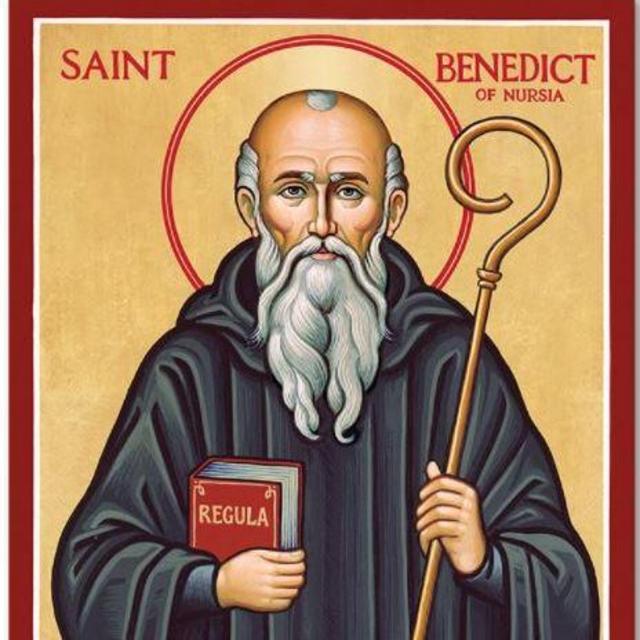 4.5"x6" St. Benedict Icon