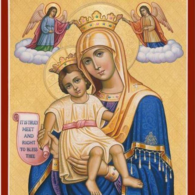 Queen of Heaven Icon, 4.5"x6"