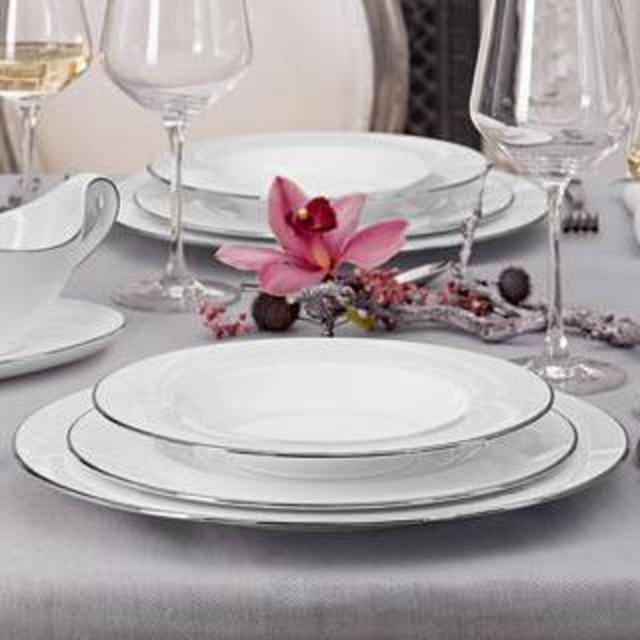 Villeroy & Boch Anmut No 1 Dinner Set: Dinner, Salad, and Dessert Plates