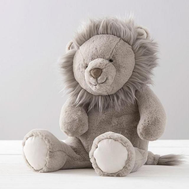 Taupe Lion Critter Plush