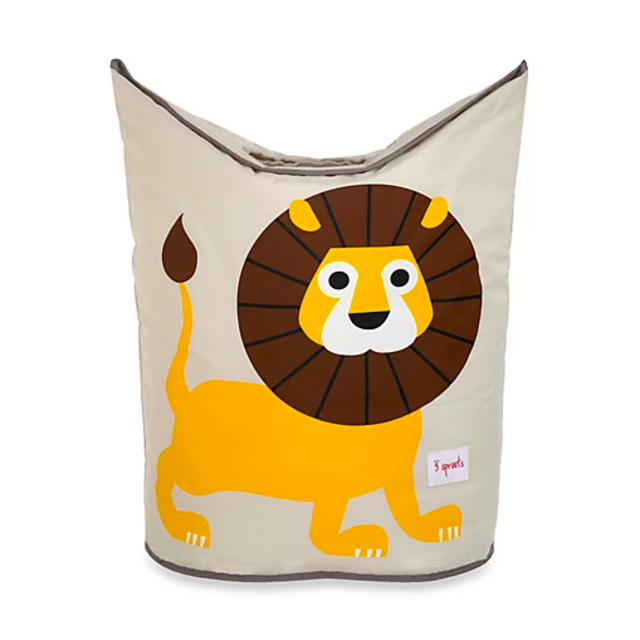 3 Sprouts Lion Laundry Hamper in Yellow
