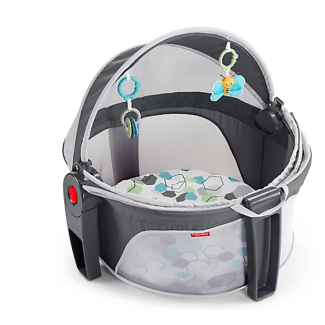 Fisher-Price® Hexagons On-the-Go Baby Dome in Grey