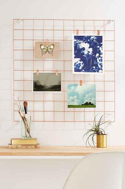 Wire Wall Square Grid - Urban Outfitters