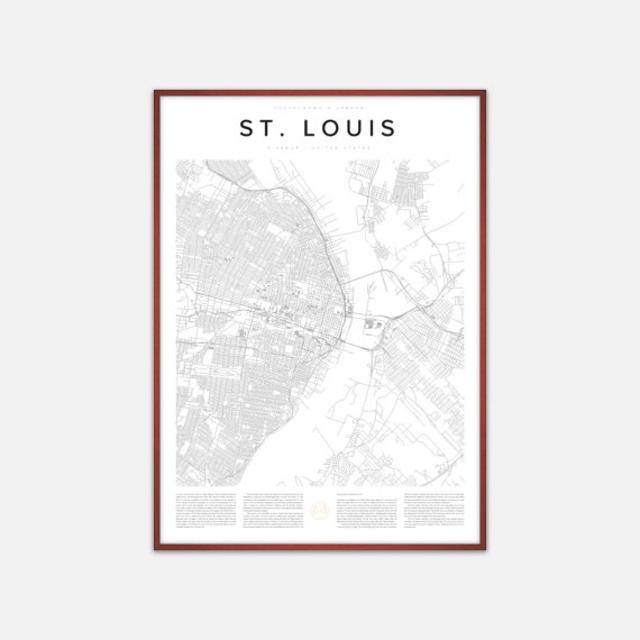 St. Louis Map Print