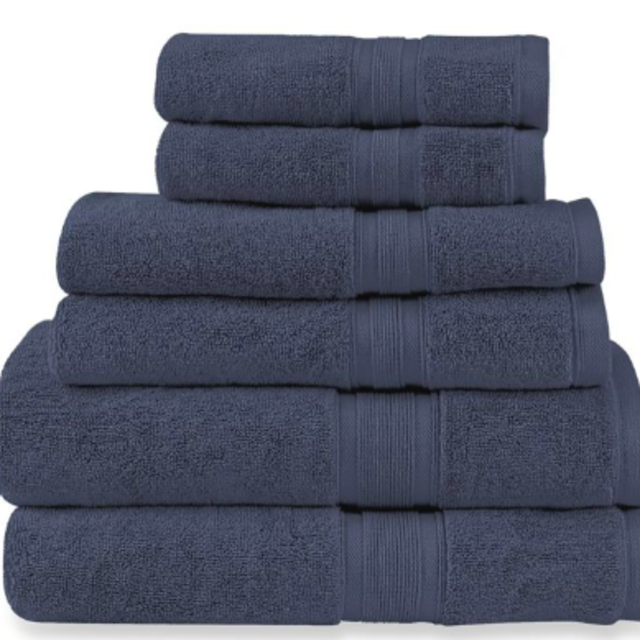 Wamsutta® Icon PimaCott® 6-Piece Bath Towel Set in Royal Blue