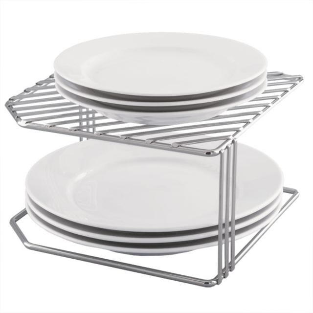 Single Chrome Corner Shelf