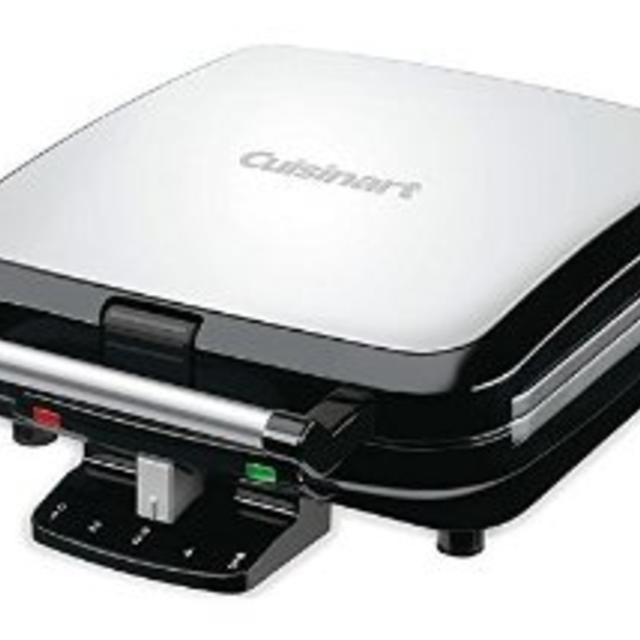 Cuisinart WAF-150 4-Slice Belgian Waffle Maker, Stainless Steel