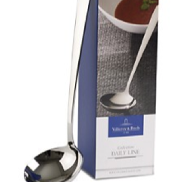 Villeroy & Boch Daily Line Soup Ladle COLOR: Silver