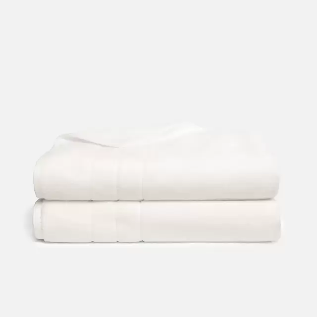 Brooklinen Super-Plush Bath Sheets - Cream (Set of 2)