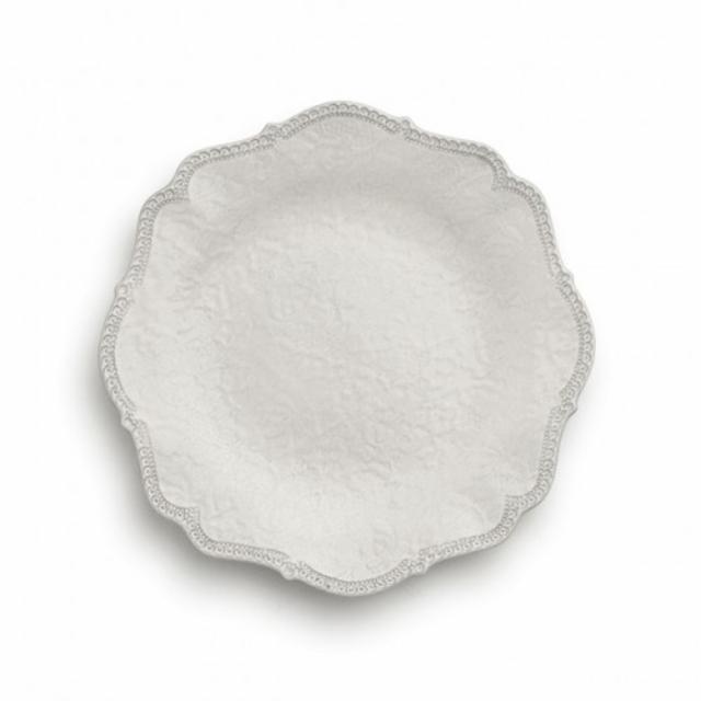Merletto Antique Scalloped Dinner Plate