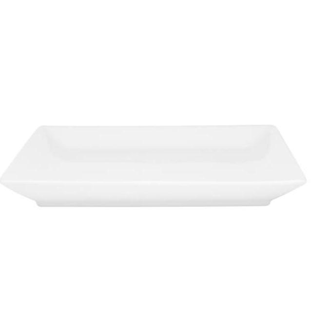 Great White Square Dinner Plate, Set of 4