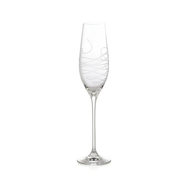 Twirl Champagne Glass