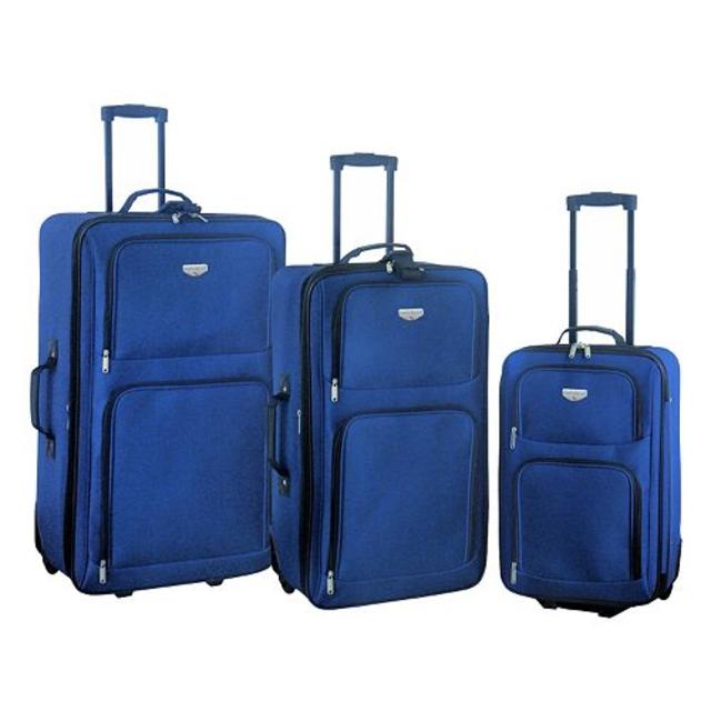 Travelers Club Luggage, Value 3-pc. Expandable Wheeled Luggage Set