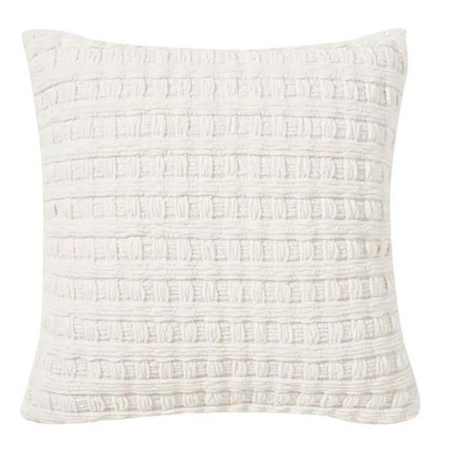 Basketweave Chenille Pillow Cover