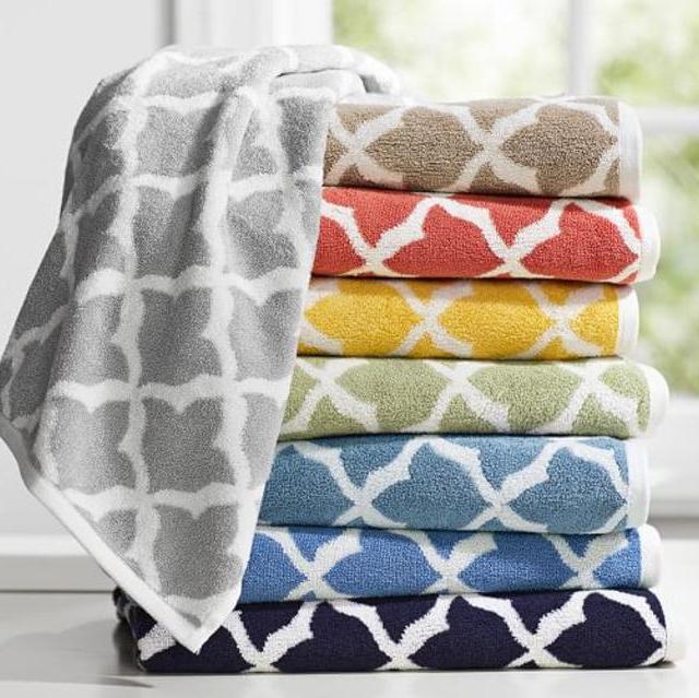 Marlo Jacquard Organic 600-gram Weight Bath Towels