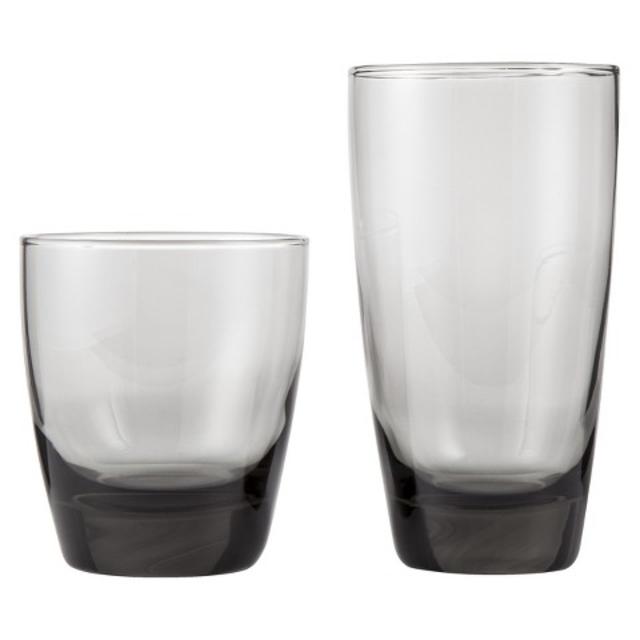 Threshold™ Sherbrook Classic Glass Drinkware Set of 12 - Smoke (13 oz - 16 oz) product details page
