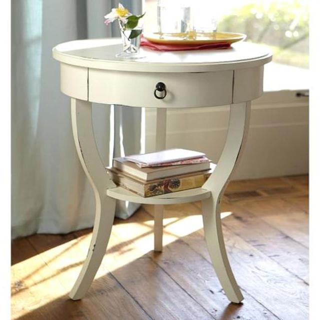 Carrie Pedestal Bedside Table