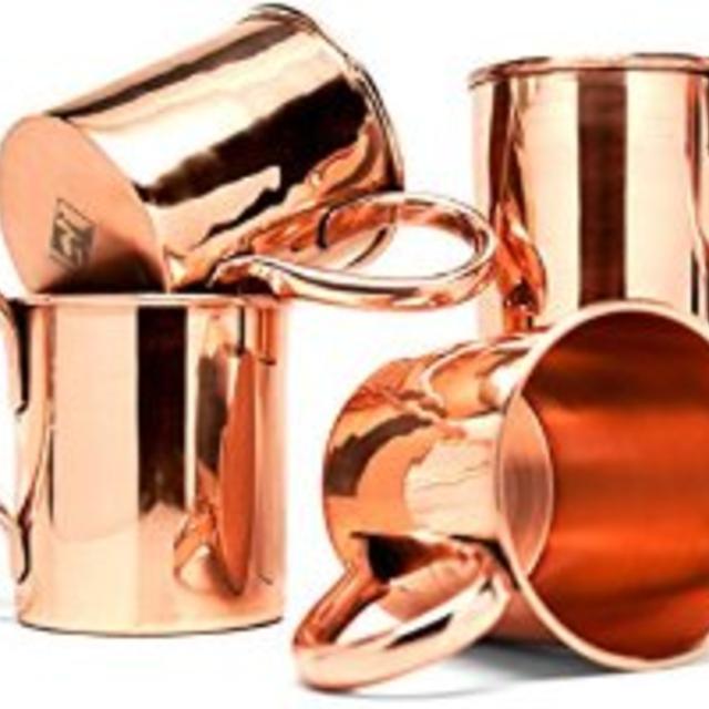 Coppertisan Moscow Mule Copper Mugs Set of 4 Classic
