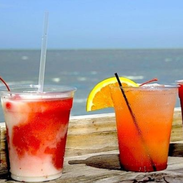 Drinks on the beach