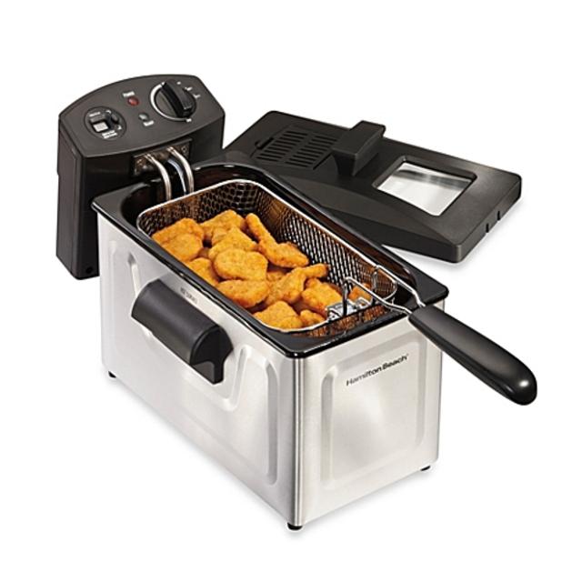 Hamilton Beach® Professional-Style 12-Cup Stainless Steel Deep Fryer