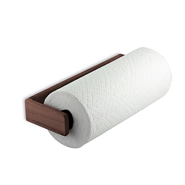 Teak Paper Towel Holder in Wall Mount