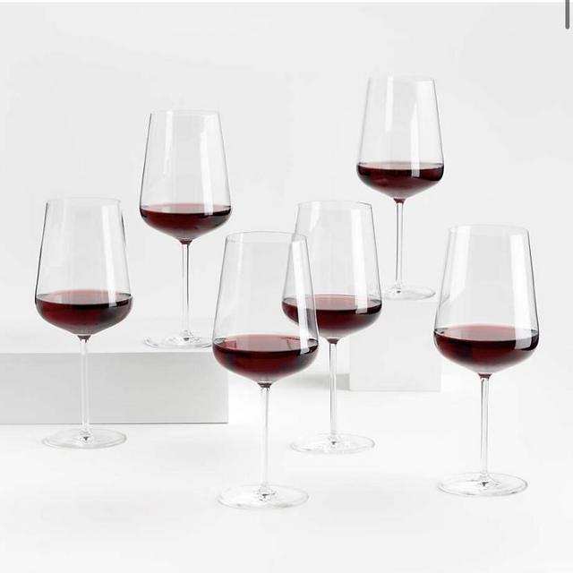 Vervino Red Wine Glasses, Set of 6