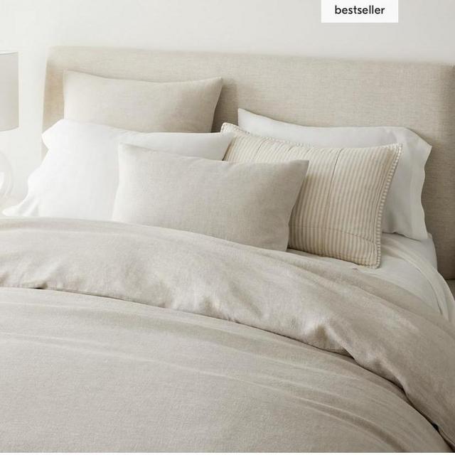 European Flax Linen Duvet Cover & Shams